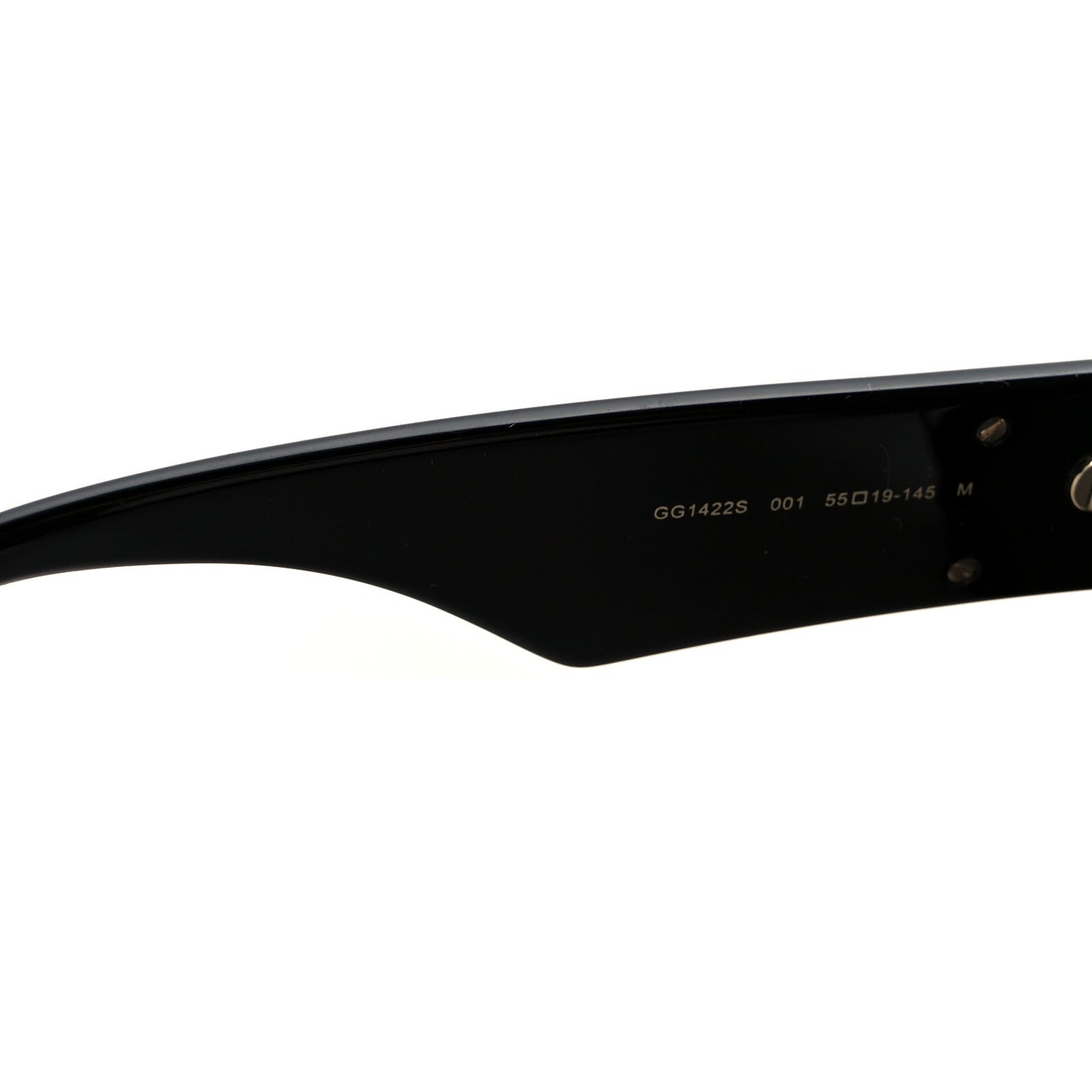 Gucci Acetate Square Frame Sunglasses GG1422S Black Grey 5 of 7