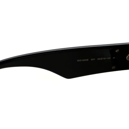 Gucci Acetate Square Frame Sunglasses GG1422S Black Grey 5 of 7