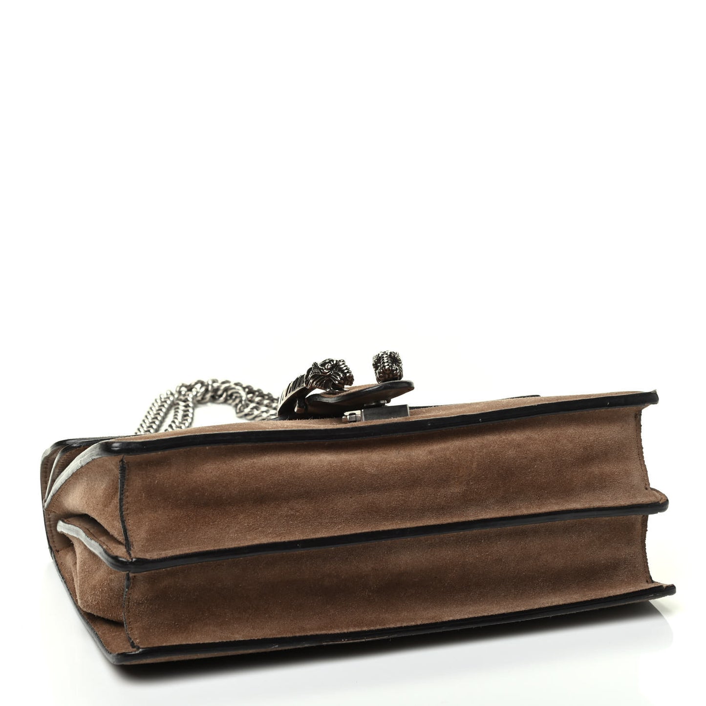 Suede Small Dionysus Shoulder Bag Taupe