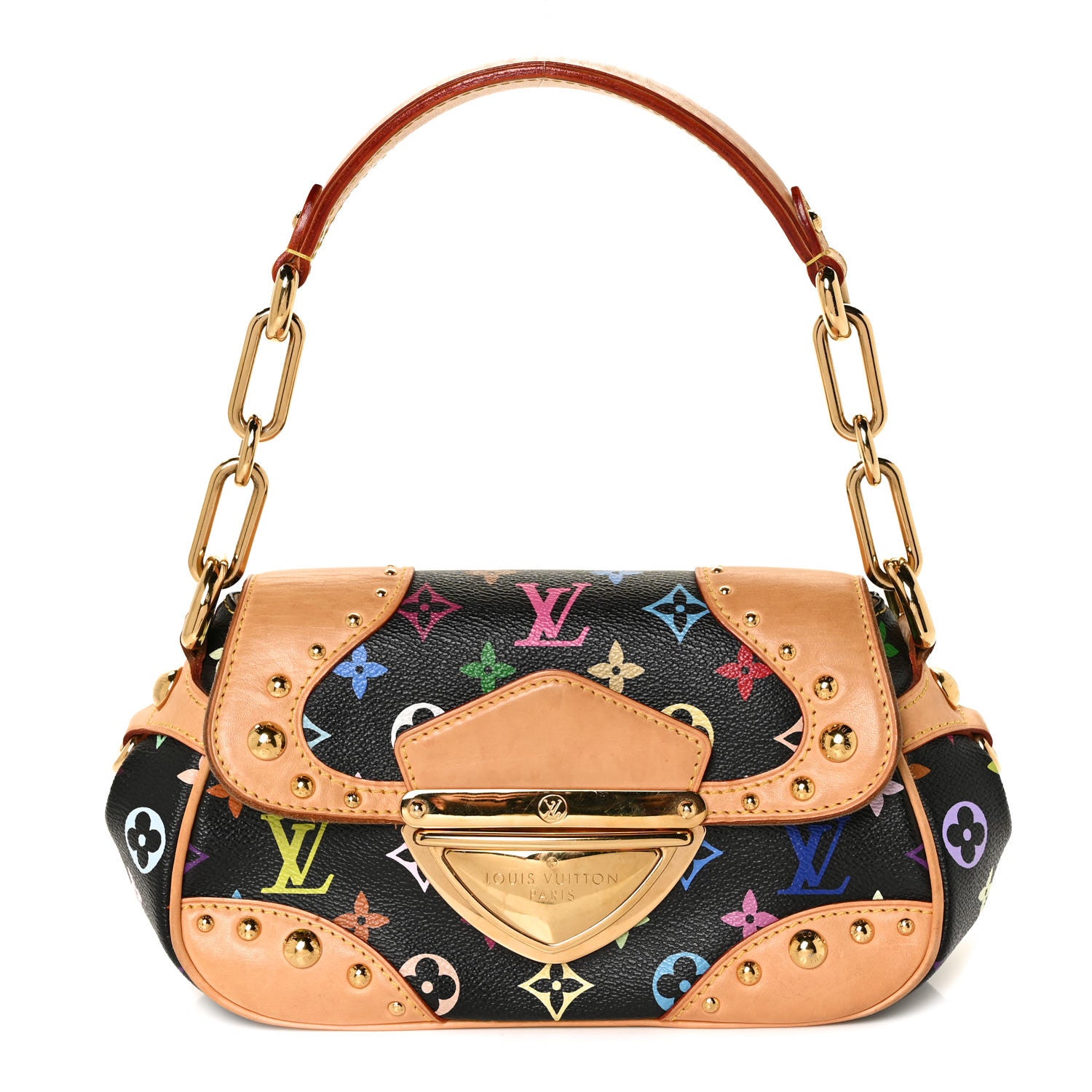 Louis Vuitton Monogram Multicolor Marilyn Black 2 of 19