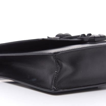 Prada Saffiano City Calfskin Monochrome Studded Large Elektra Shoulder Bag Black 8 of 10