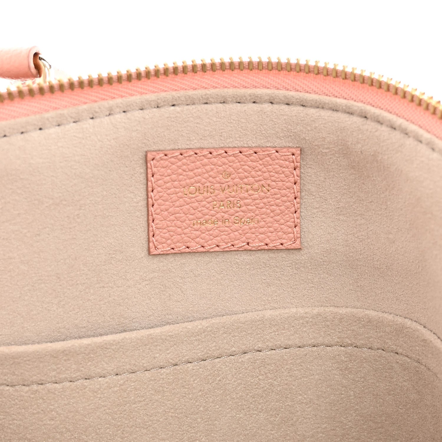 Louis Vuitton Empreinte Monogram Giant Petit Palais Rose Trianon Creme 6 of 9