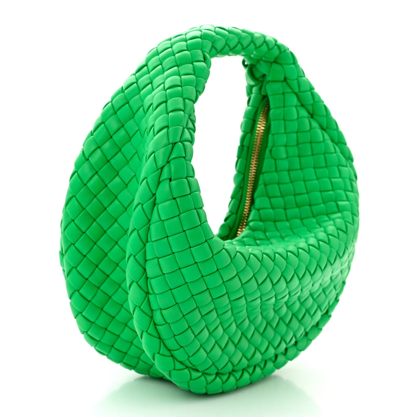 Rubber Padded Intrecciato Mini Jodie Parakeet