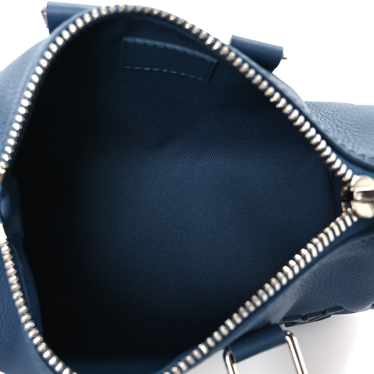 Calfskin Aerogram Keepall XS Blue