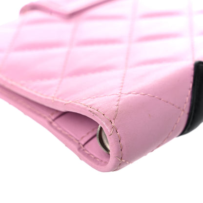 Chanel Calfskin Quilted Small Cambon Agenda Planner Pink 19 of 21