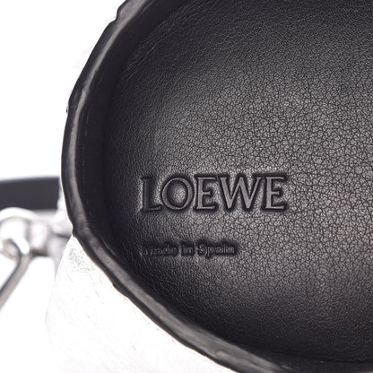 Loewe Metalic Calfskin Mini Elephant Crossbody Bag Silver 7 of 7