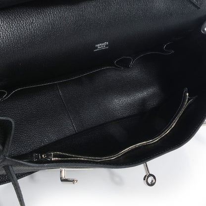 Hermes Taurillon Clemence Jypsiere 31 Black 5 of 9