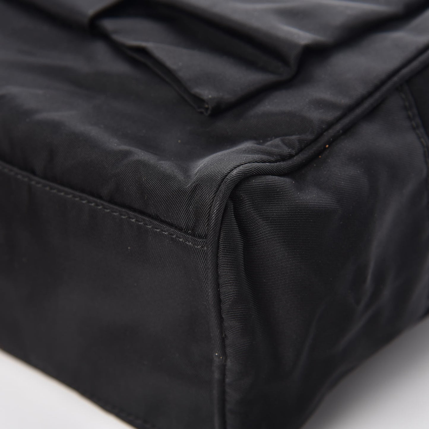 Nylon Fiocco Mini Bowler Black