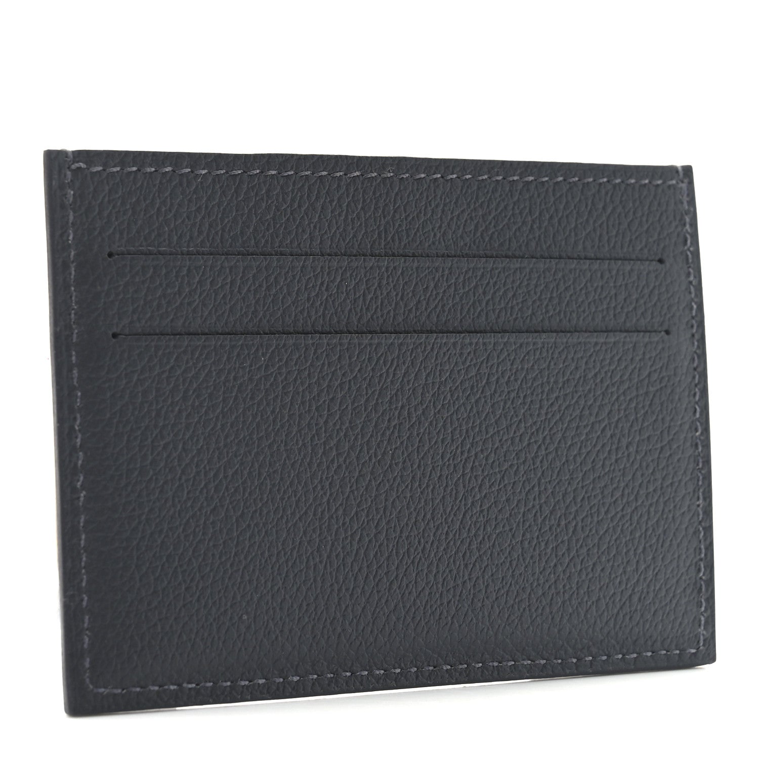 Hermes Evercolor Citizen Twill Card Case Gris Meyer 3 of 7