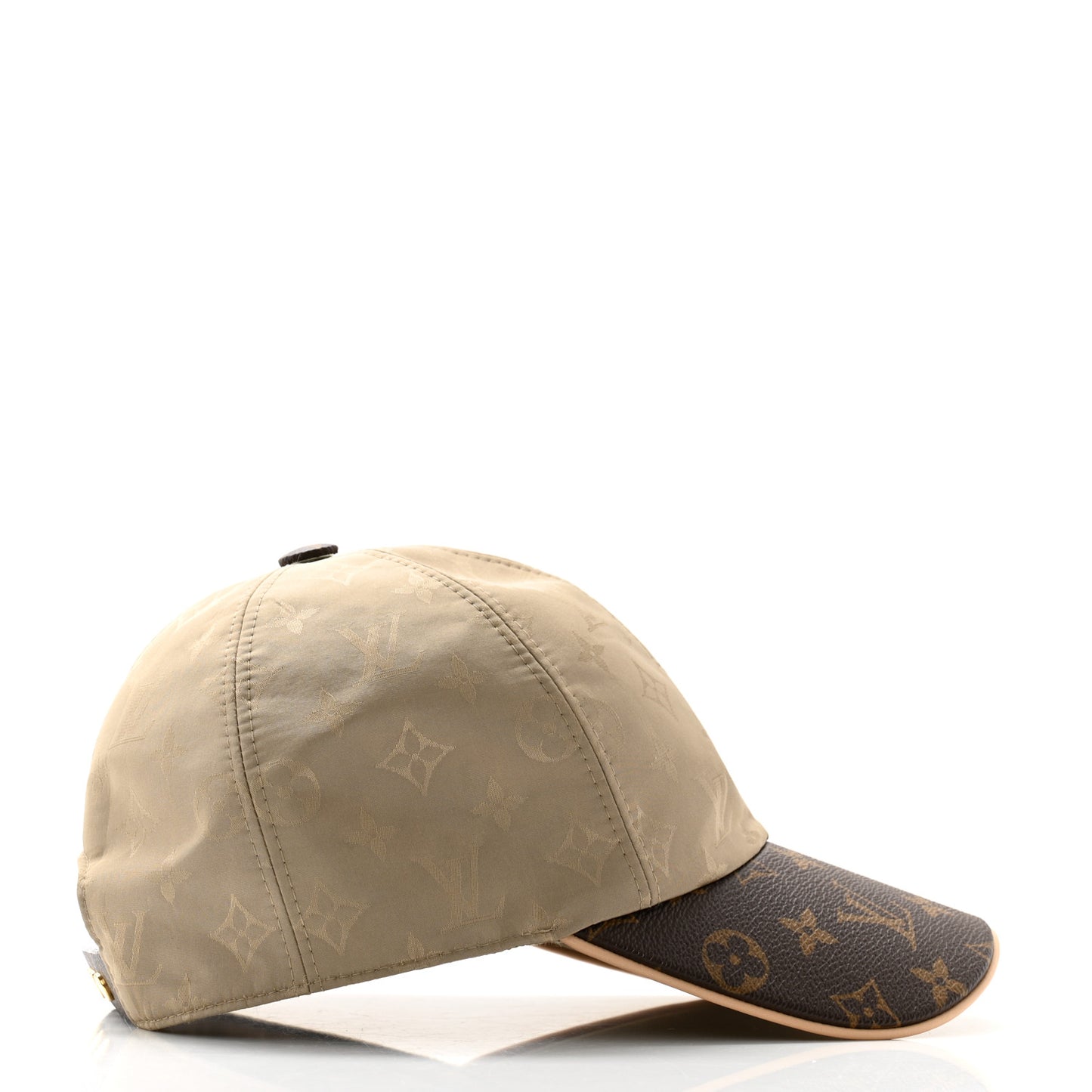 Monogram Polyester Silk LV Get Ready Cap M Beige