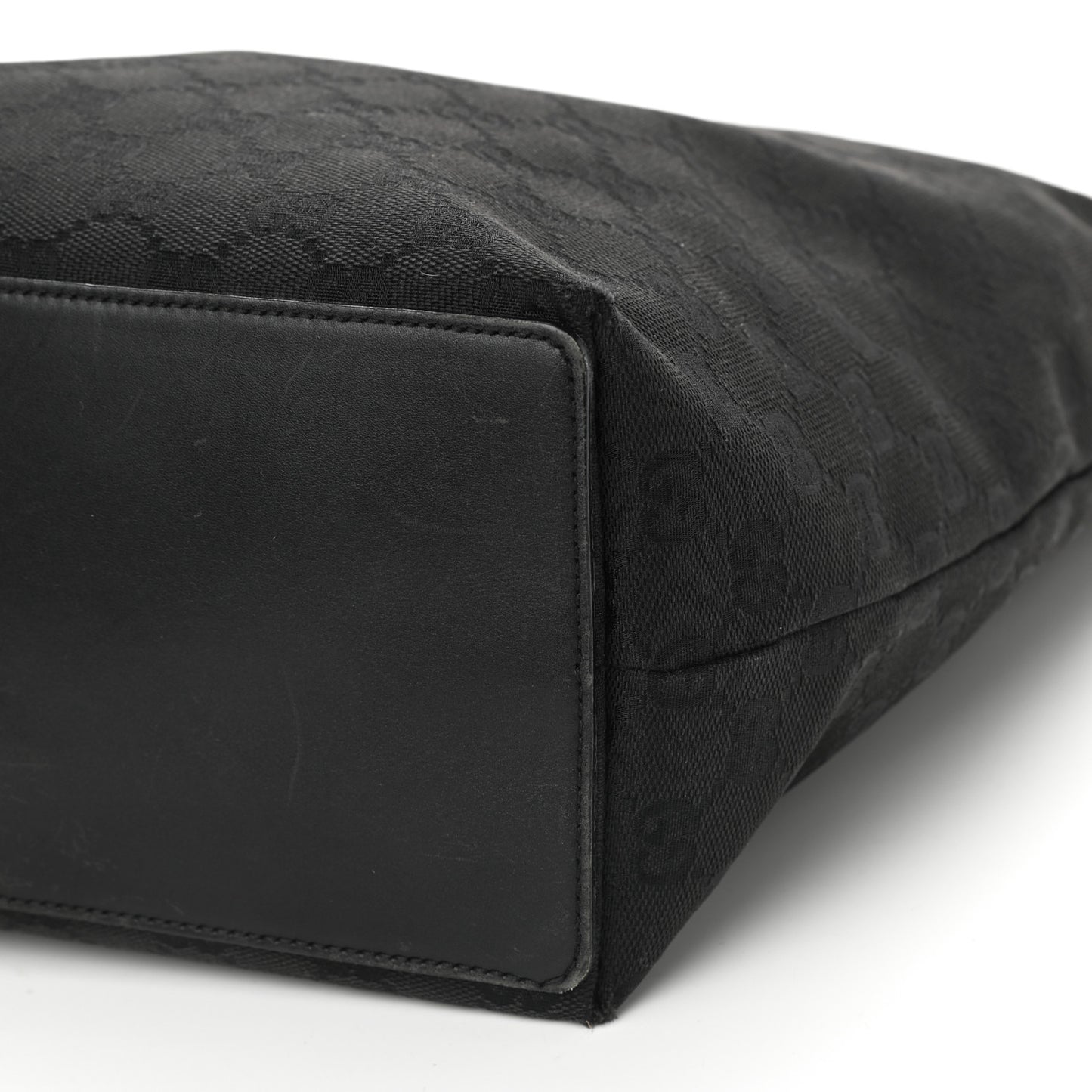 Monogram Bucket Tote Black