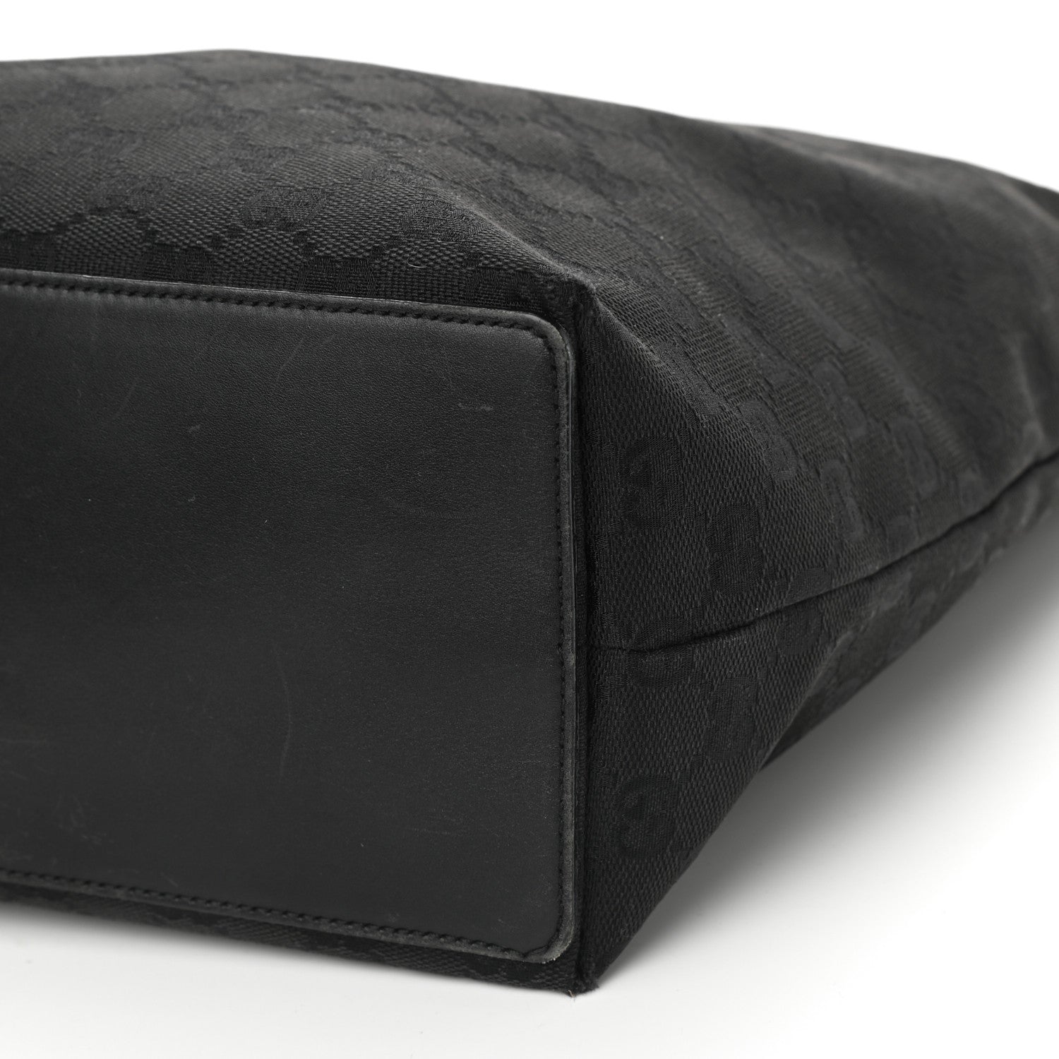 Gucci Monogram Bucket Tote Black 10 of 16