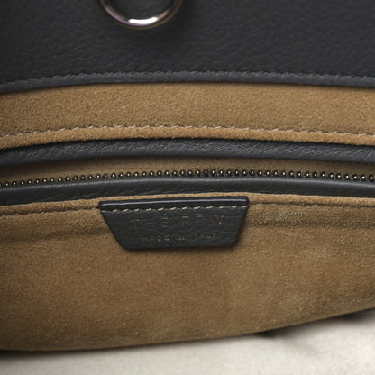 The Row Grained Calfskin Piper Hobo Charcoal 6 of 8