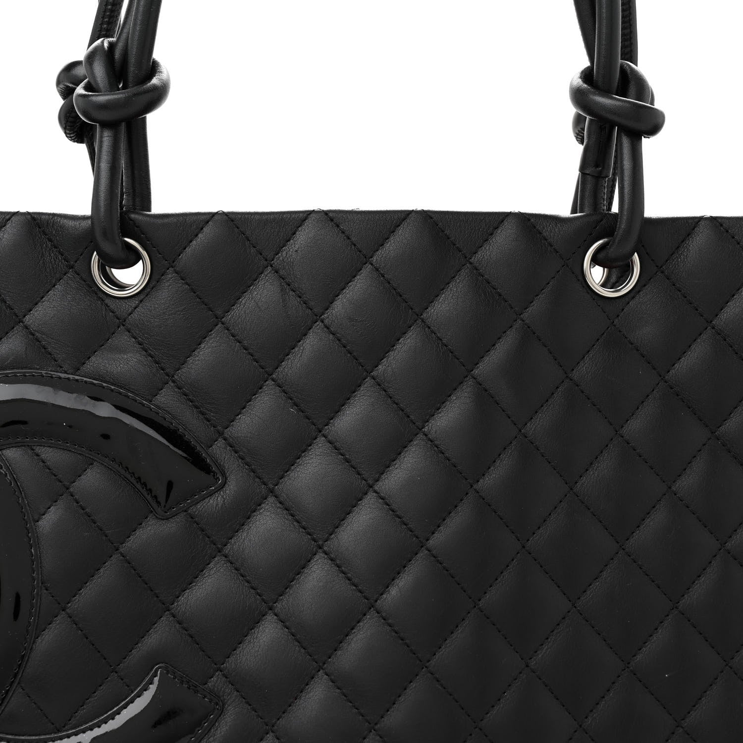 Chanel Calfskin Quilted Large Cambon Tote Black 8 of 12