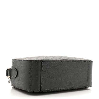 Gucci GG Supreme Monogram Textured Dollar Calfskin Ophidia Shoulder Bag Grey Black Graphite Grey 4 of 10