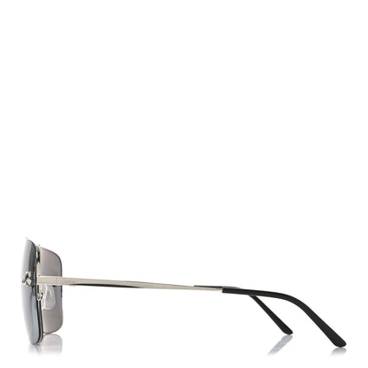 Cartier Panthere De Cartier Aviator Sunglasses CT0244S Silver 3 of 7