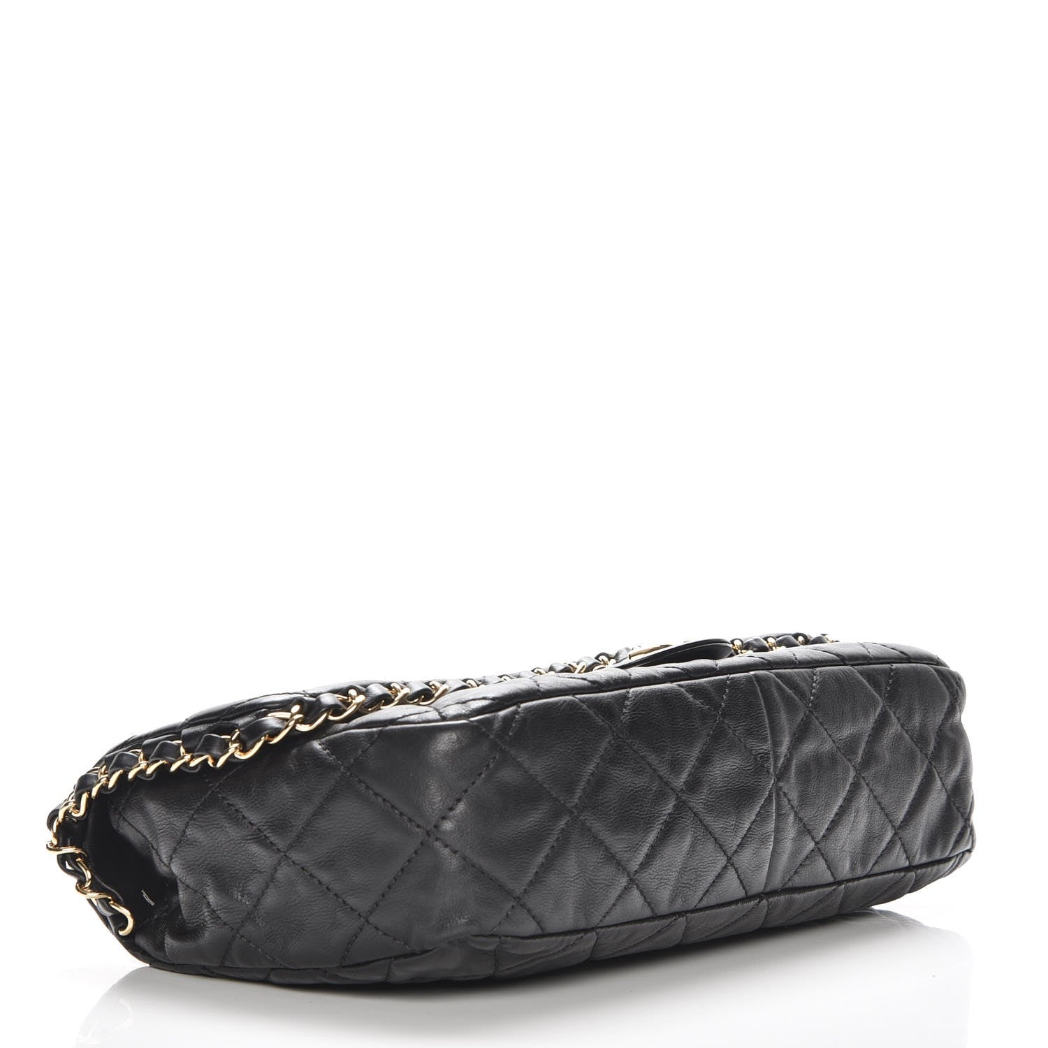 Chanel Calfskin Quilted Medium Chain Me Flap Black 4 of 8