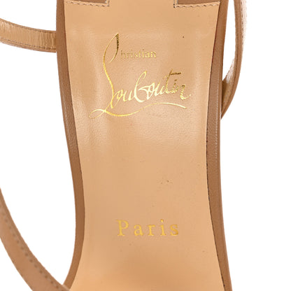 Christian Louboutin Nappa Rosalie 100 Sandals 41 Beige 6 of 7