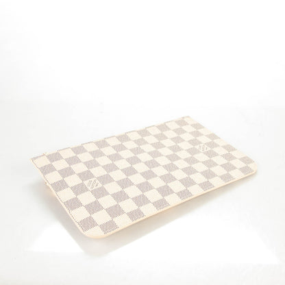 Louis Vuitton Damier Azur Neverfull MM GM Pochette Rose Ballerine 4 of 8