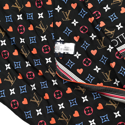 Louis Vuitton Silk Game On Envy Bandeau Black White Multicolor 3 of 4