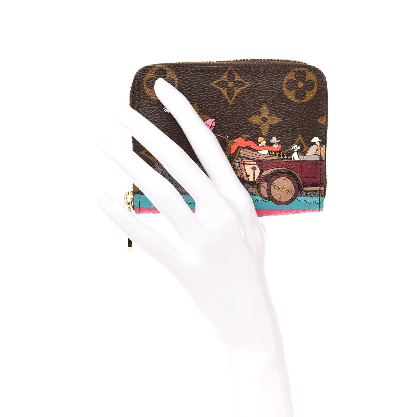 Monogram 2015 Christmas Animation Zippy Coin Purse