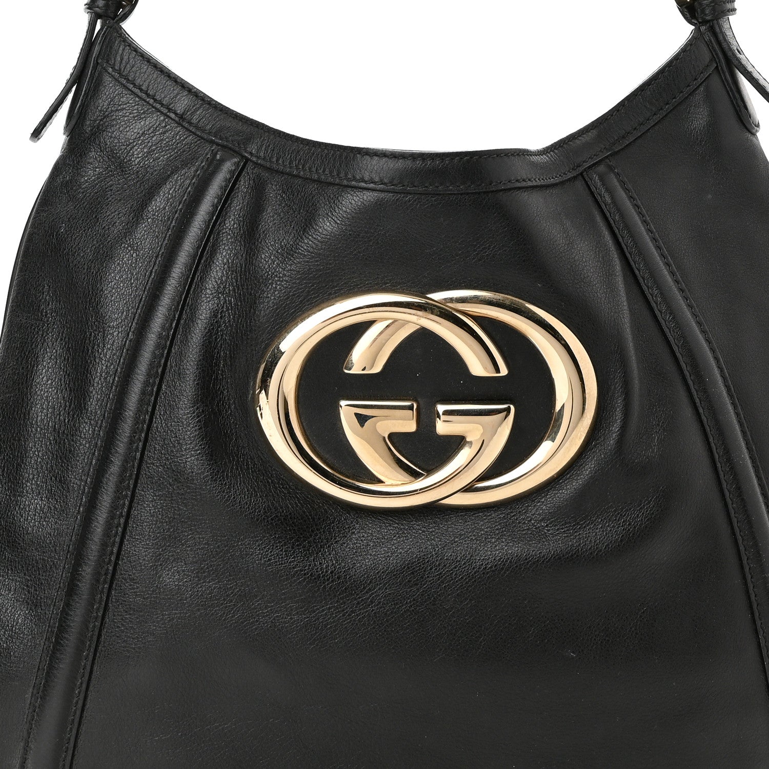 Gucci Calfskin Medium Britt Hobo Black 7 of 10