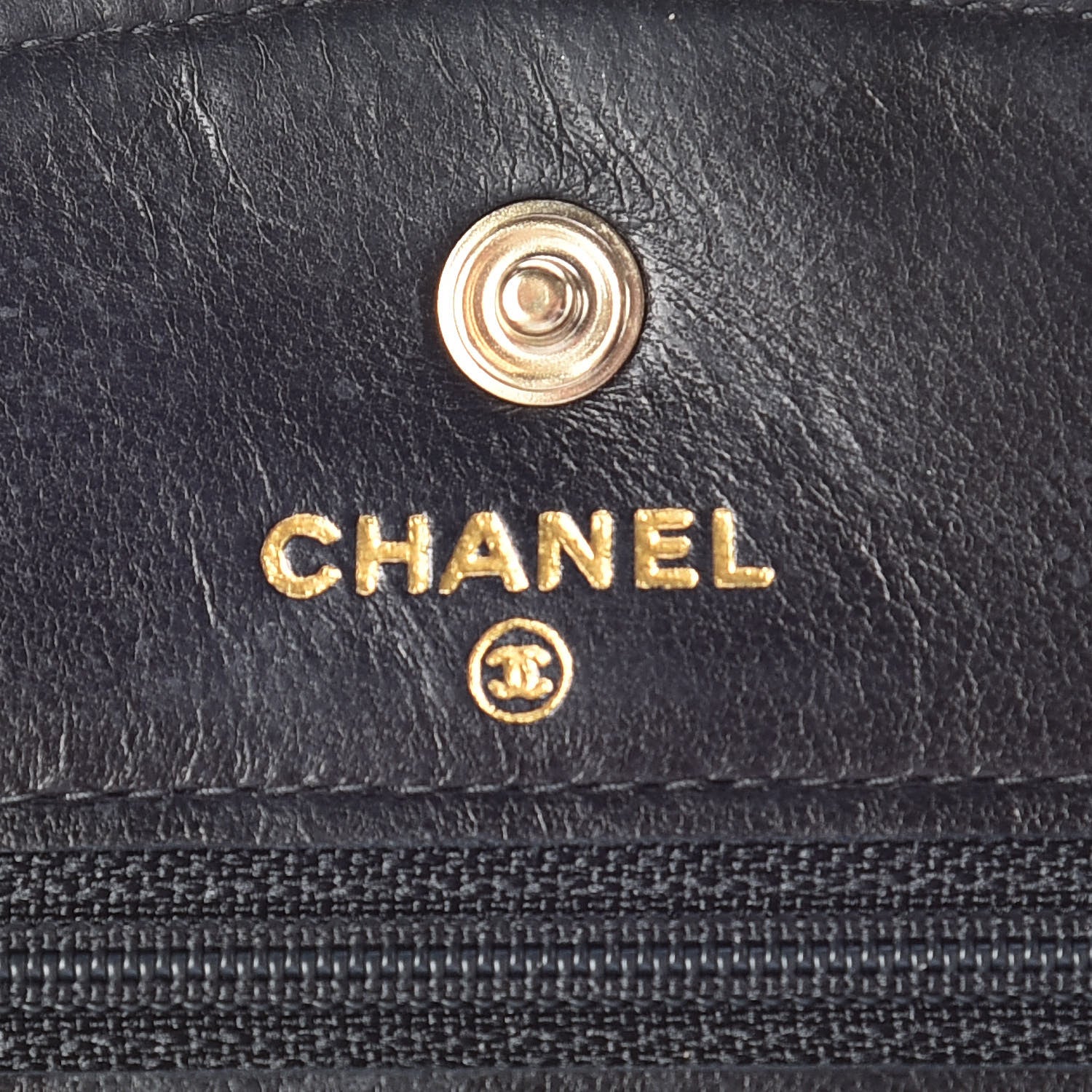Chanel Caviar Timeless CC Wallet On Chain WOC Black 8 of 10