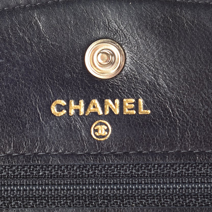 Chanel Caviar Timeless CC Wallet On Chain WOC Black 8 of 10