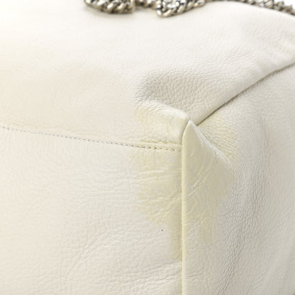Gucci Pebbled Calfskin Large Jungle Tote White 11 of 11
