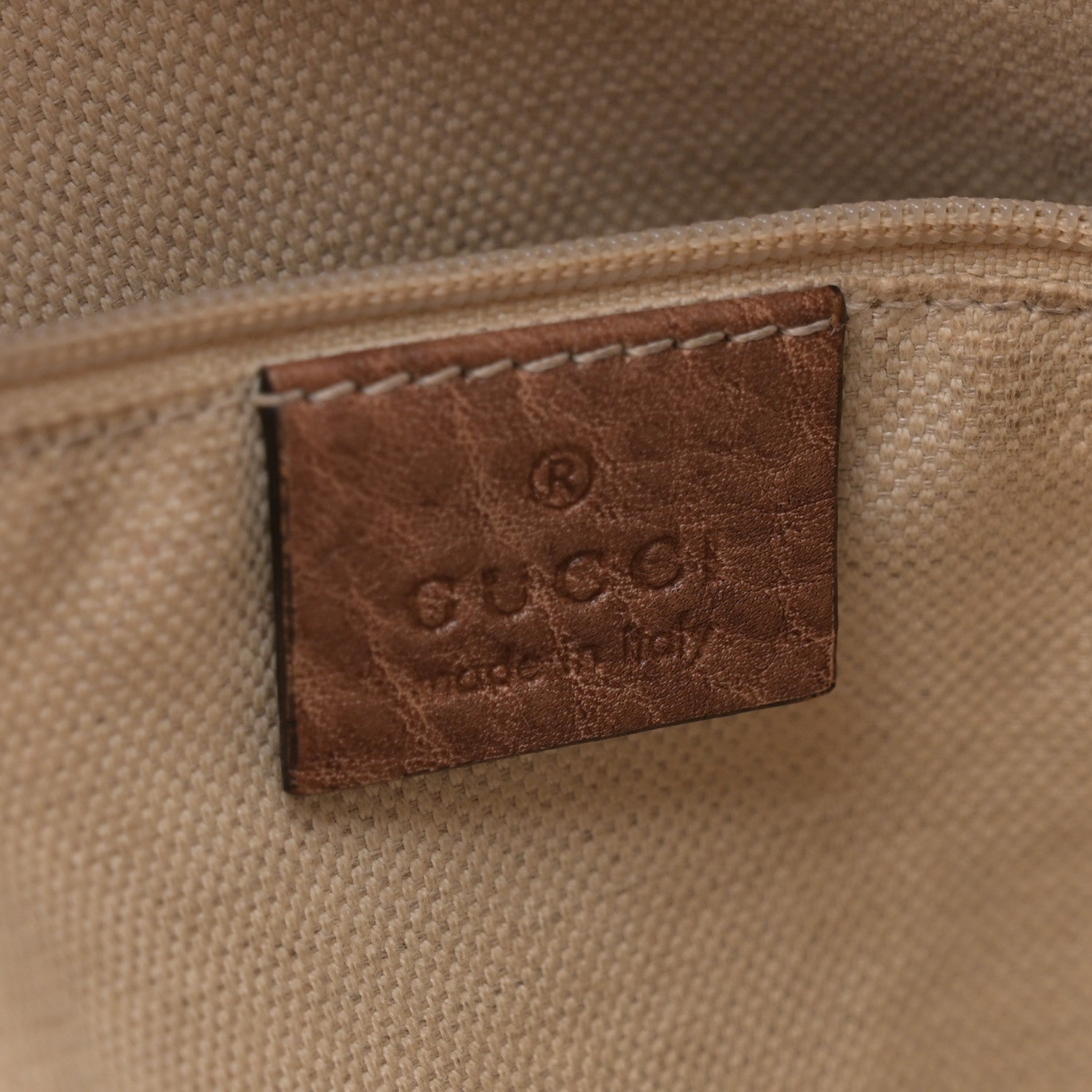 Gucci Monogram Sunset Raffia Large Sukey Brown 6 of 14