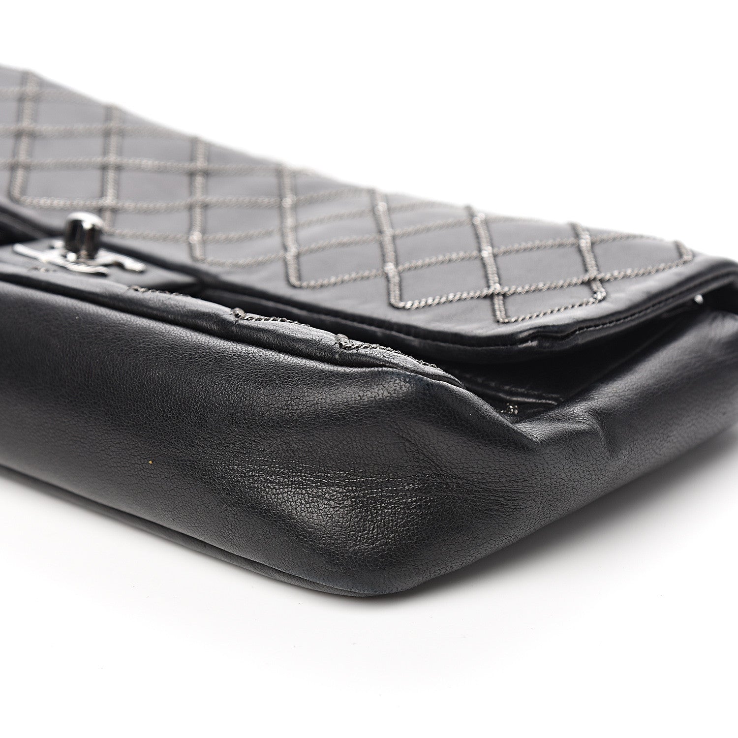 Chanel Lambskin Chain Single Flap Black 8 of 9