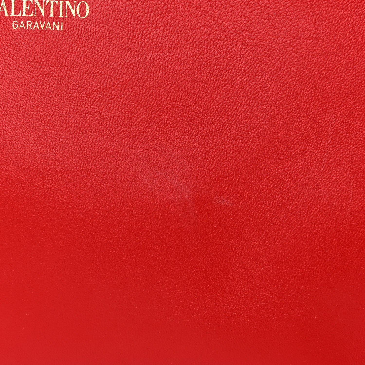 Valentino Garavani Grained Calfskin Butterfly Embossed Medium VLogo Escape Shopper Bag Red Black 10 of 10