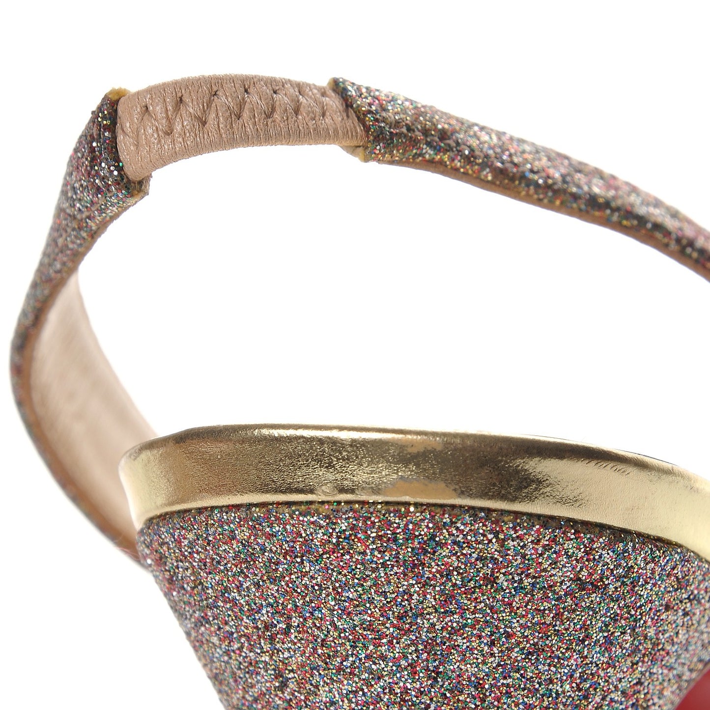 Glitter Lady Peep Sling 150 Pumps 40 Multicolor
