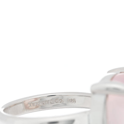 Tiffany Sterling Silver Rose Quartz 12mm Paloma's Sugar Stacks Ring 51 5.75 4 of 4