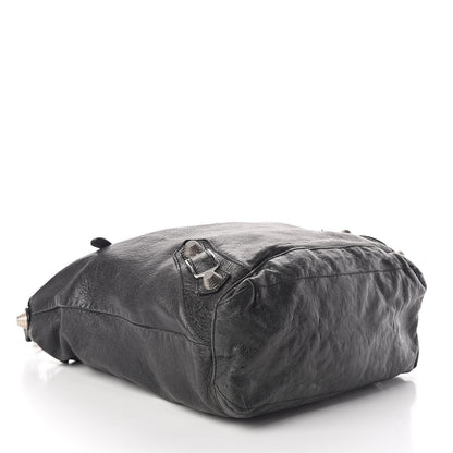 Balenciaga Chevre Giant 21 Silver Hardware Day Hobo Black 4 of 10