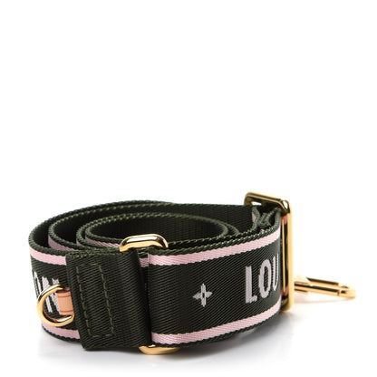 Louis Vuitton Nylon Bandouliere Shoulder Strap Kaki 2 of 5