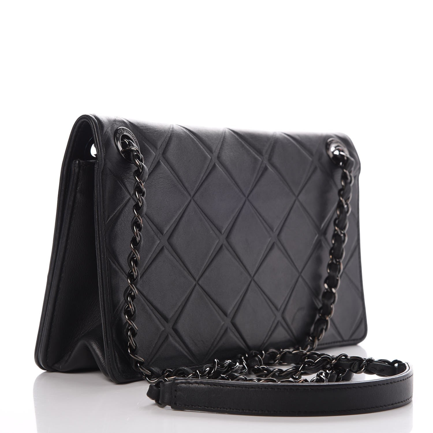 Chanel Calfskin Small Propeller Flap Black 3 of 9