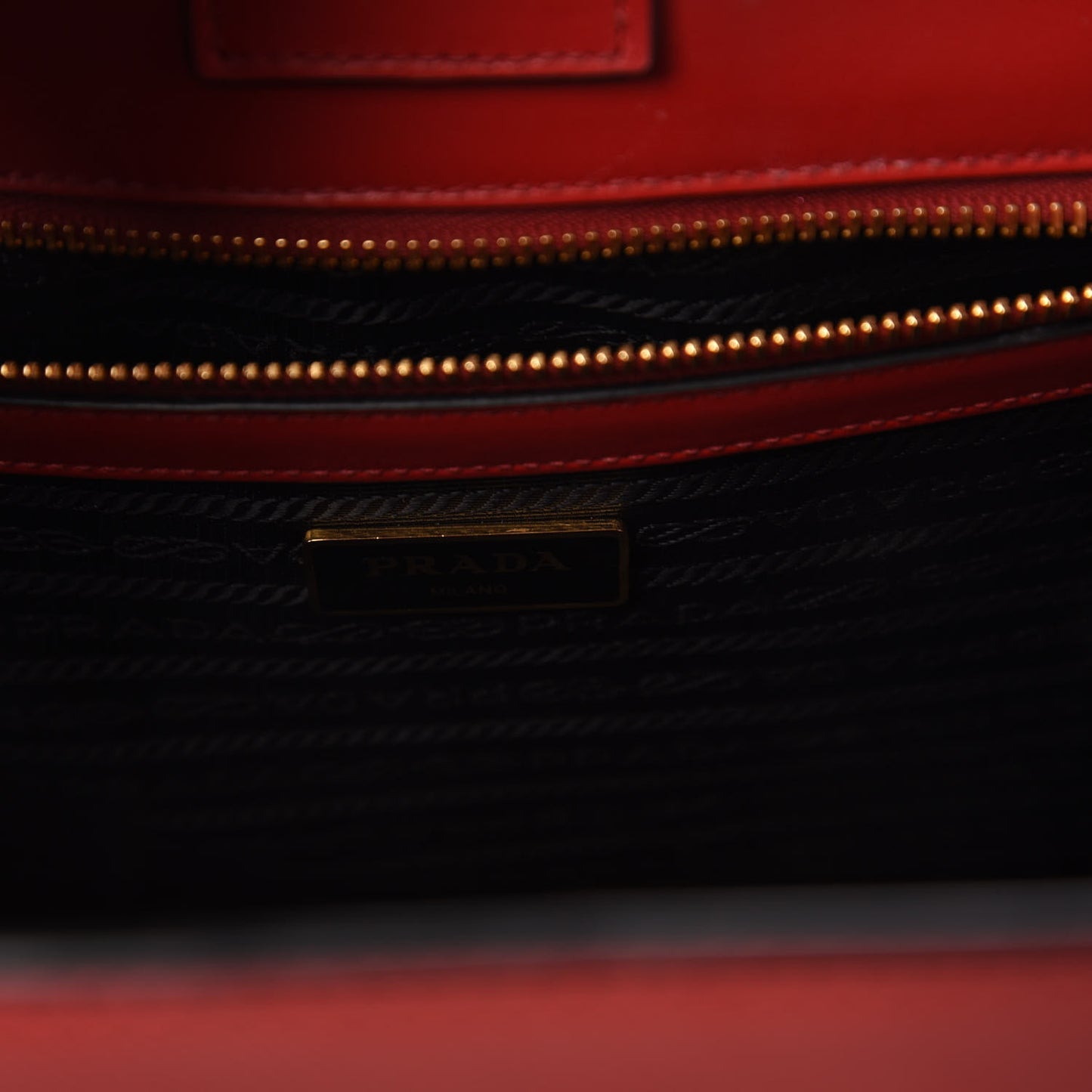 Saffiano Soft Calfskin Tote Fuoco