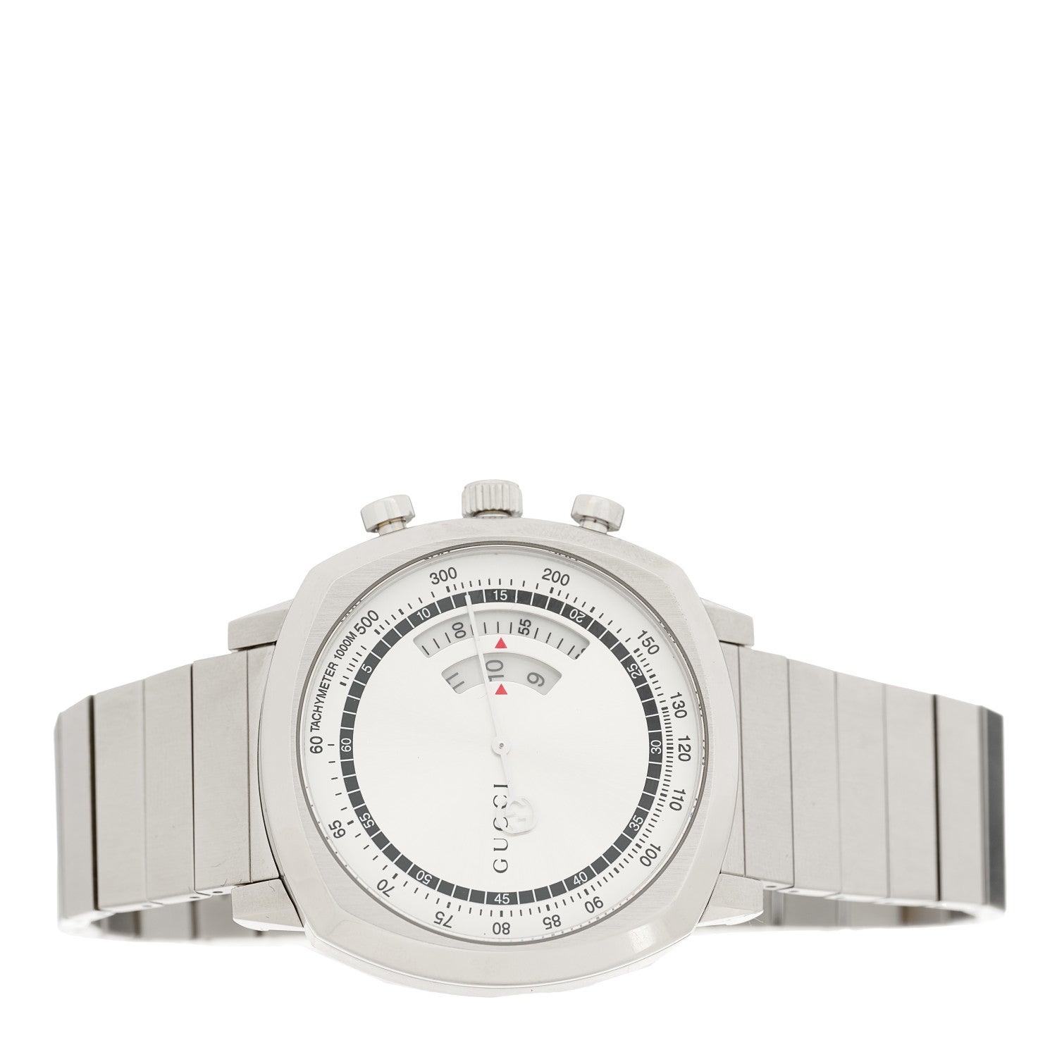 Gucci Stainless Steel 40mm Grip Quartz Watch 2 of 4