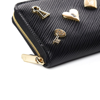 Louis Vuitton Epi Love Lock Zippy Coin Purse Black 5 of 9
