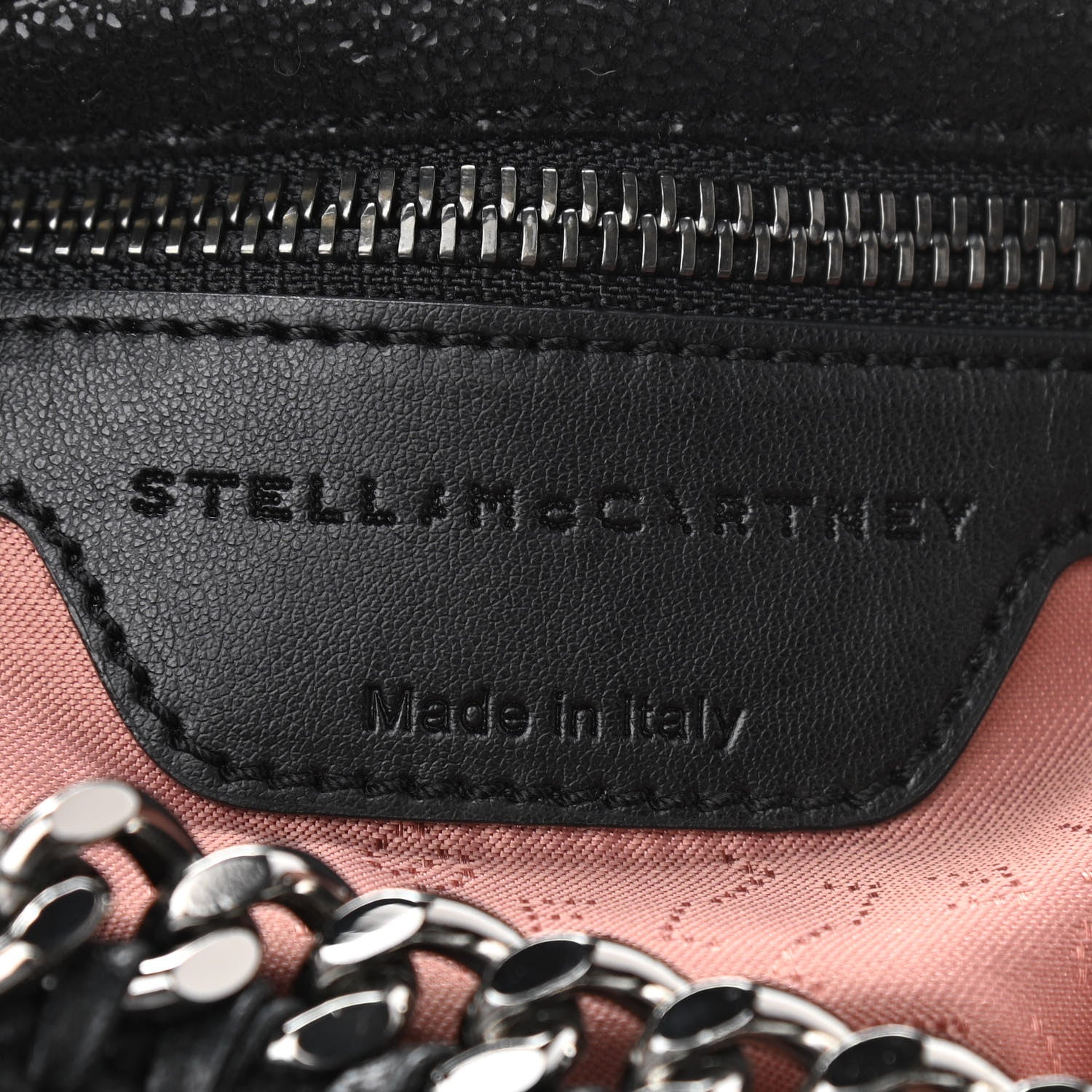 Stella McCartney Shaggy Deer Falabella Fold Over Tote Black 6 of 9