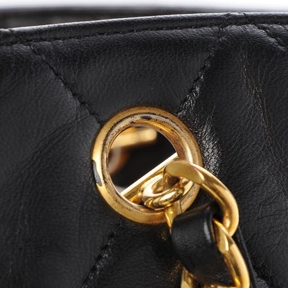 Chanel Lambskin Quilted Shoulder Bag Black 12 of 12