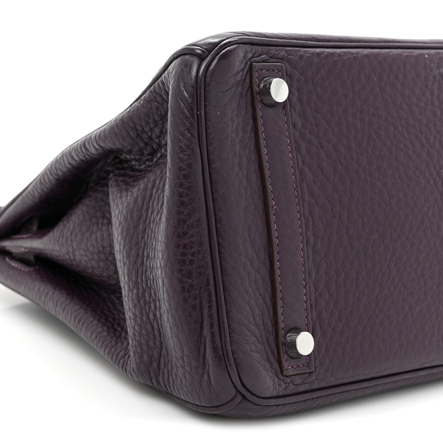 Taurillon Clemence Birkin 30 Raisin