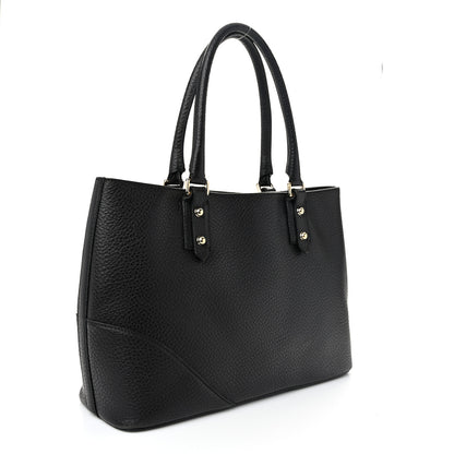 Gucci Calfskin Medium Hasler Tote Black 3 of 10