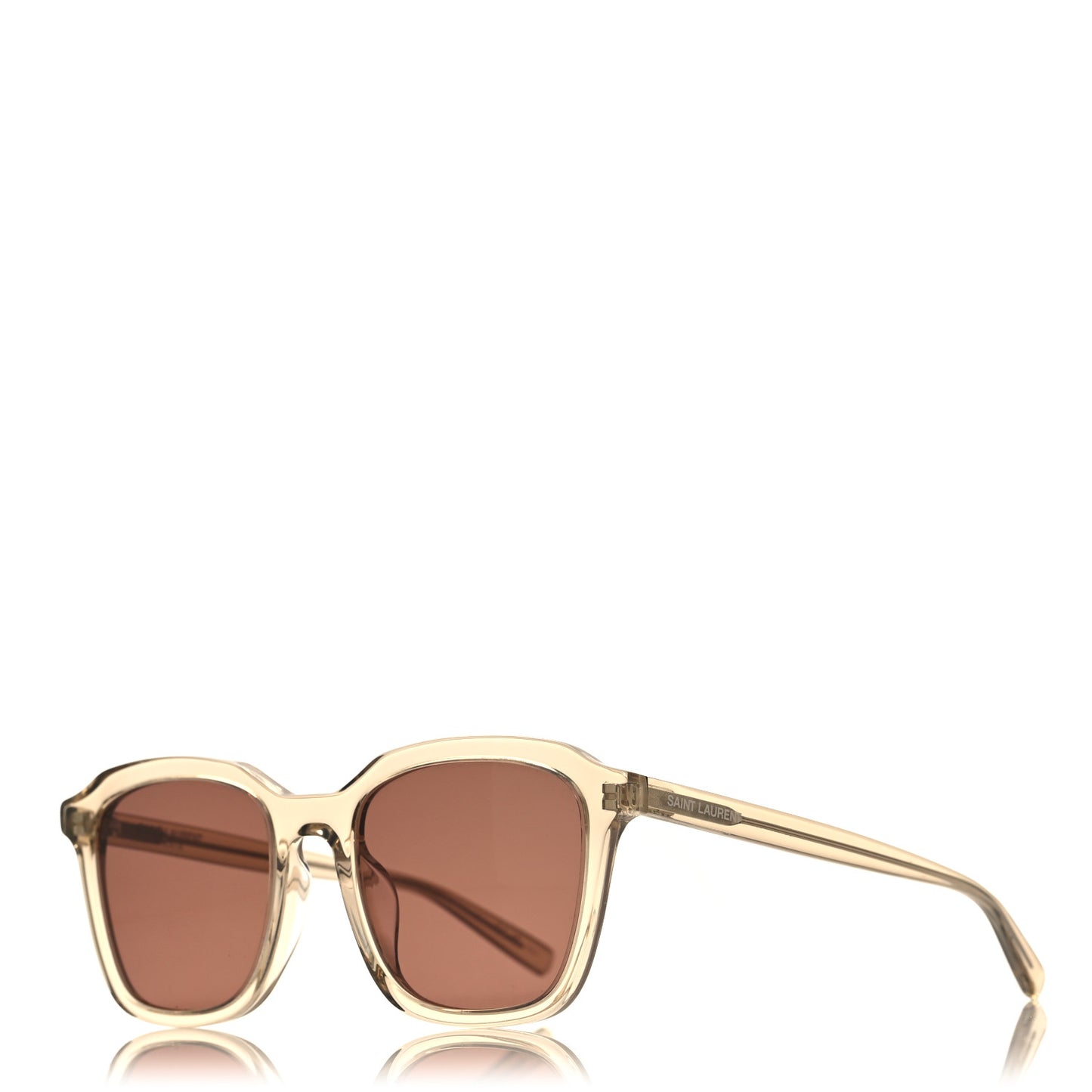 Transparent Acetate SL 457 Sunglasses Brown
