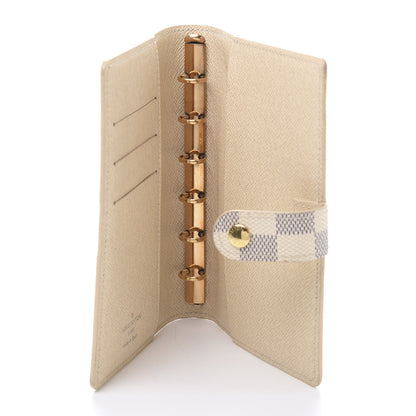 Louis Vuitton Damier Azur Small Ring Agenda Cover 5 of 7