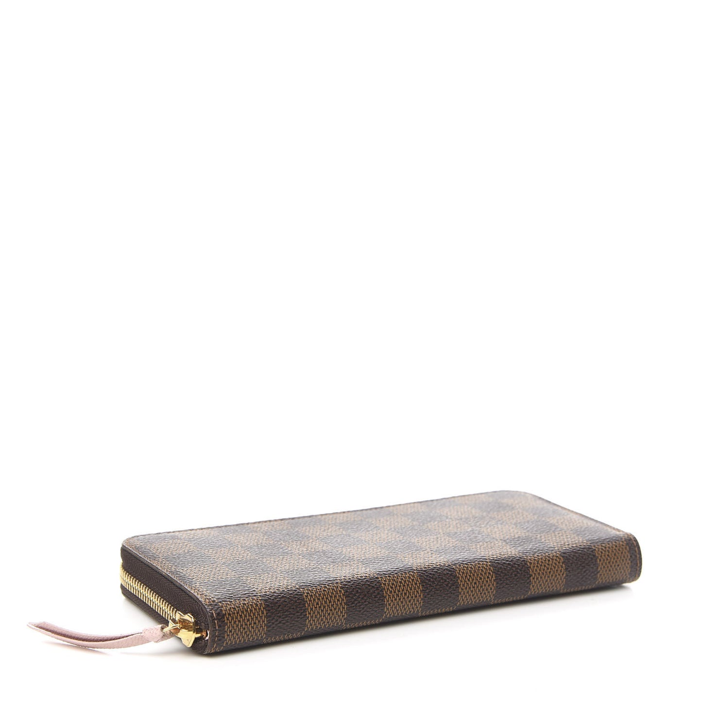 Damier Ebene Clemence Wallet Rose Ballerine