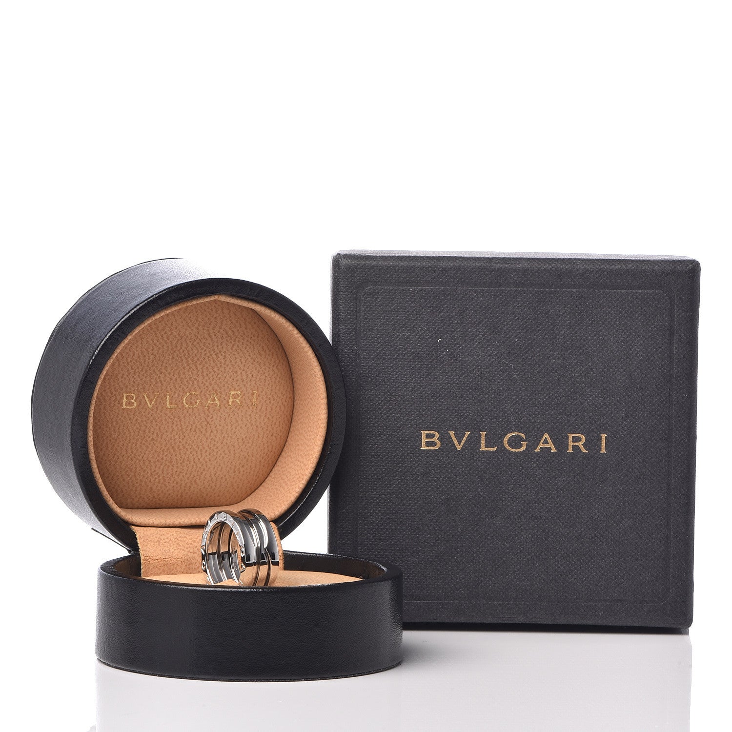 Bulgari 18K White Gold B.Zero1 Three-Band Ring 49 4.75 6 of 6