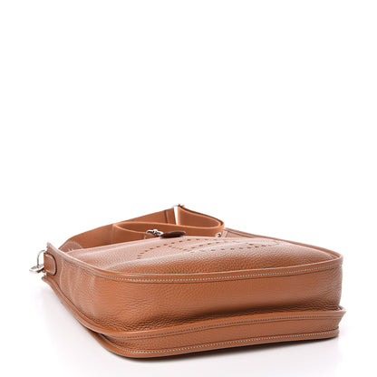 Hermes Taurillon Clemence Evelyne III PM Gold 4 of 11