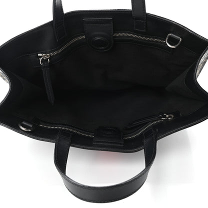 Gucci GG Supreme Monogram Caleido Web Vertical Tote Black 4 of 6